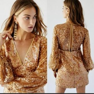 Free People Stars Align Mini Dress